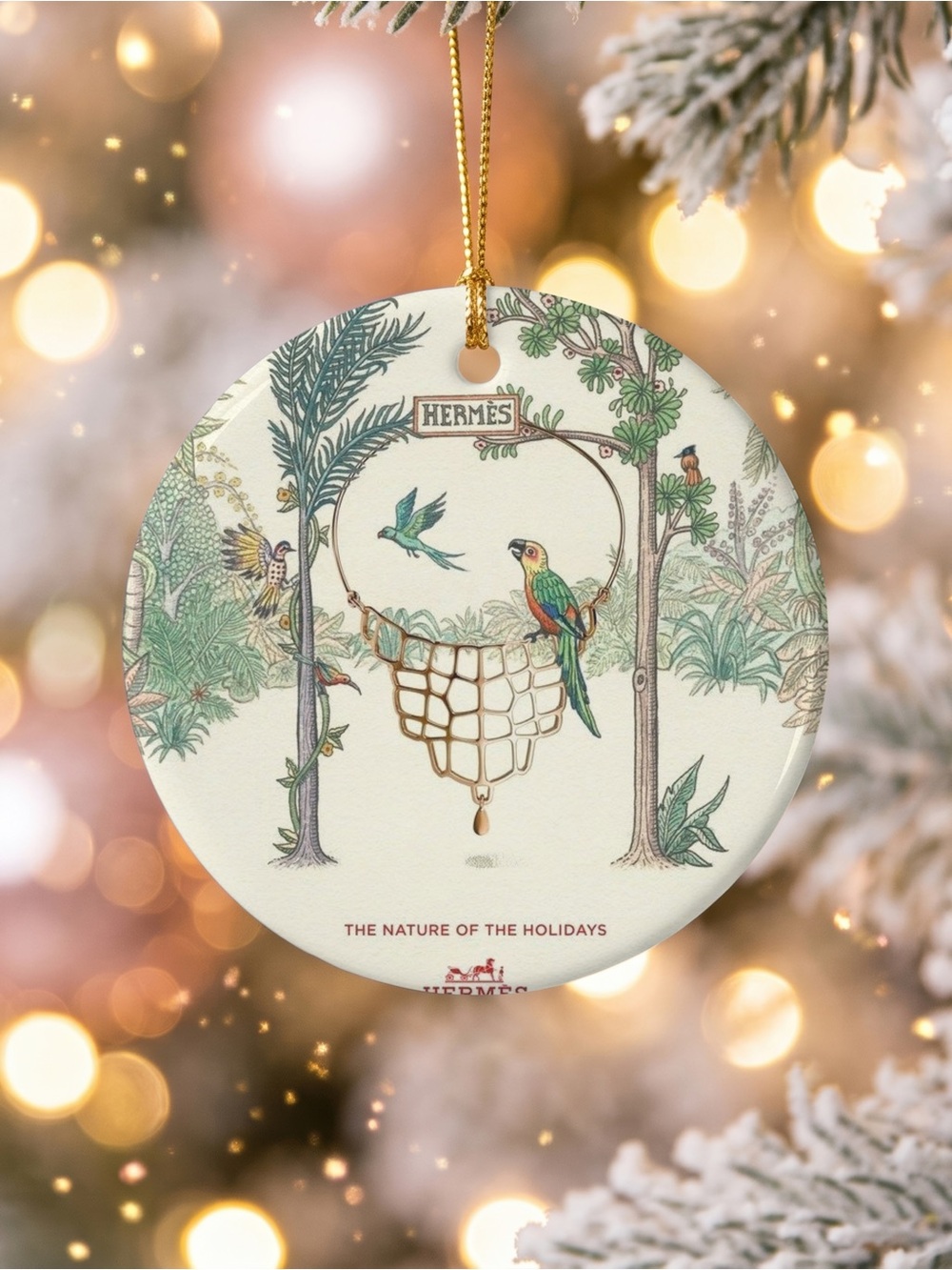 HANDMADE FASHION Ceramic Christmas Ornament